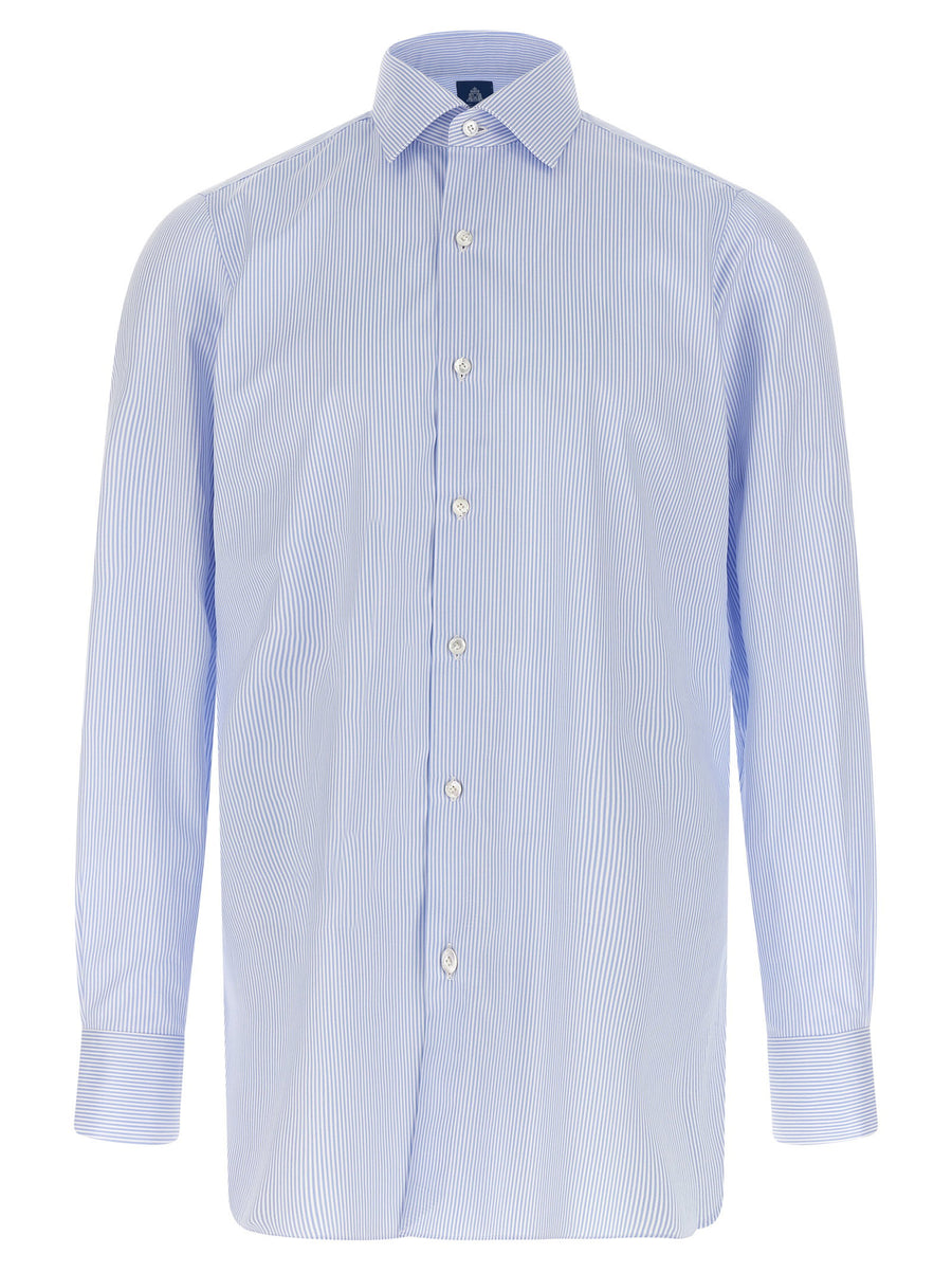 Finamore Napoli Shirt — Light Blue