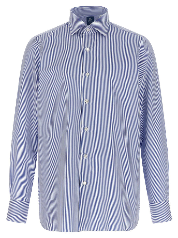 Napoli shirt Blue Cotton Shirt, Blouse