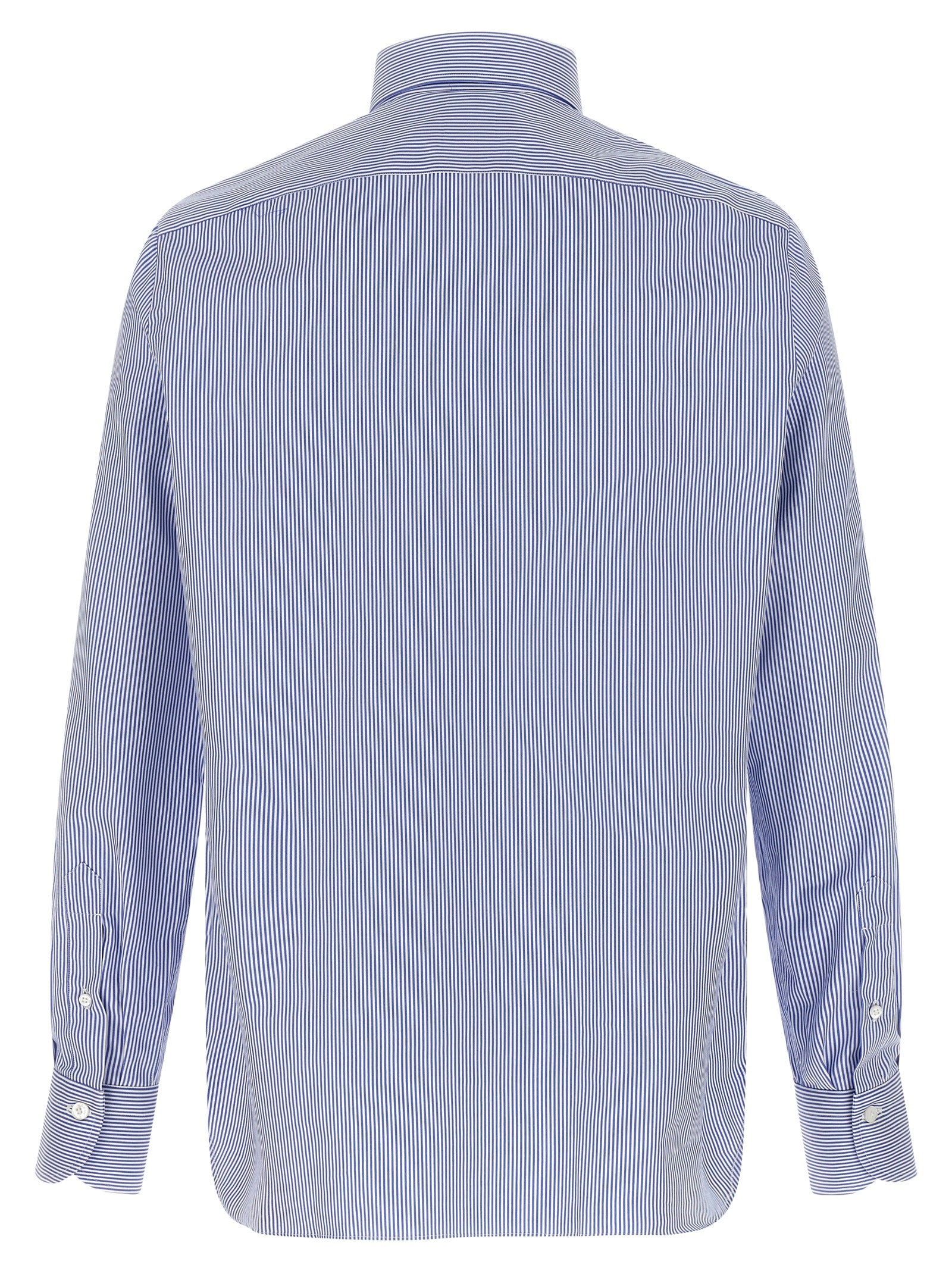 Napoli shirt Blue Cotton Shirt, Blouse