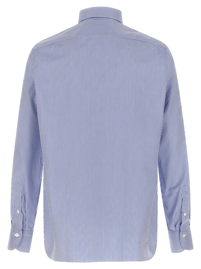 Napoli shirt Blue Cotton Shirt, Blouse