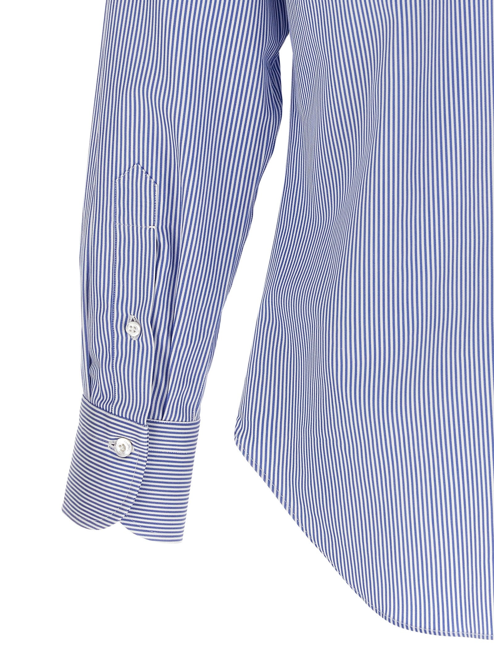 Napoli shirt Blue Cotton Shirt, Blouse