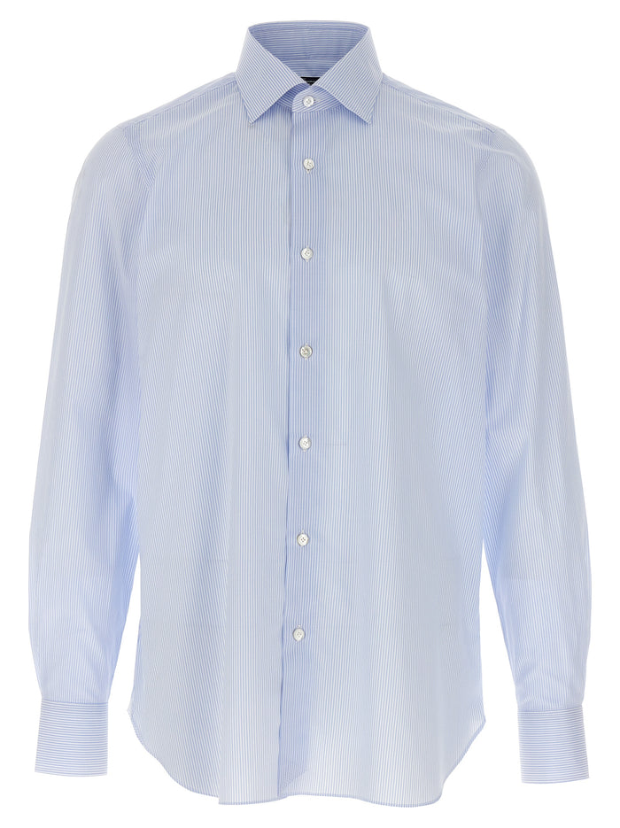 Napoli shirt Light Blue Cotton Shirt, Blouse