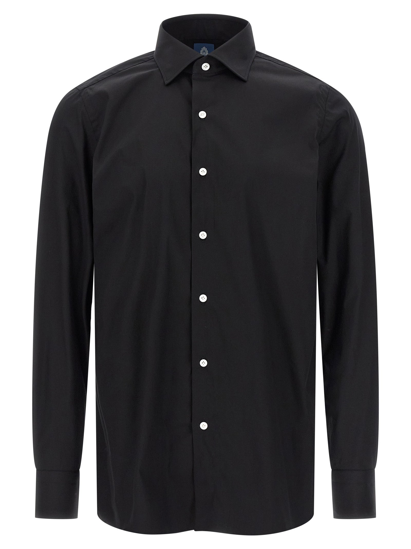 Napoli shirt Black Cotton Polyamide Elastane Shirt, Blouse