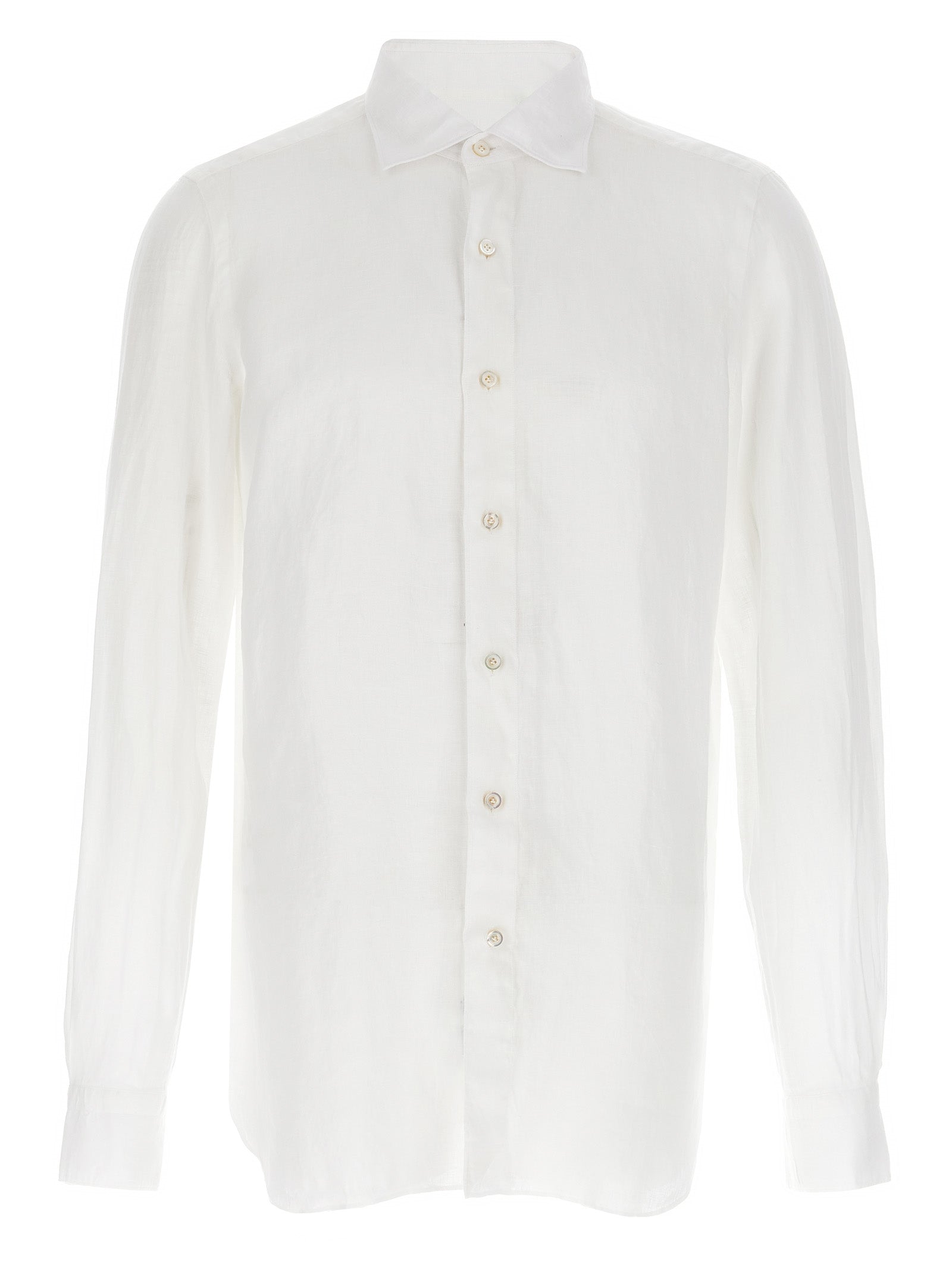 Gaeta shirt White Linen Shirt, Blouse