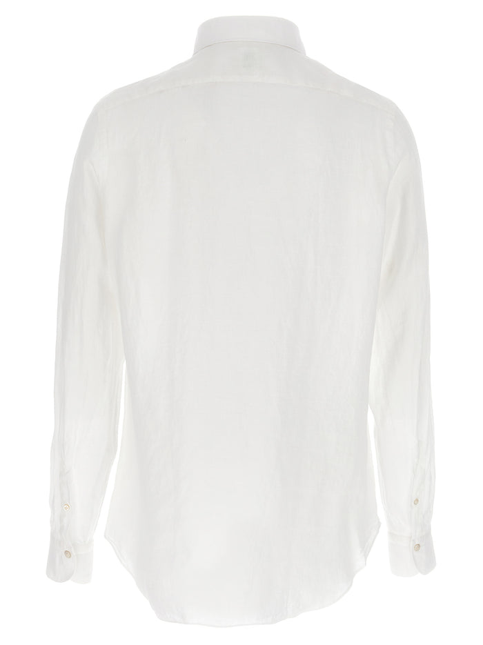 Gaeta shirt White Linen Shirt, Blouse
