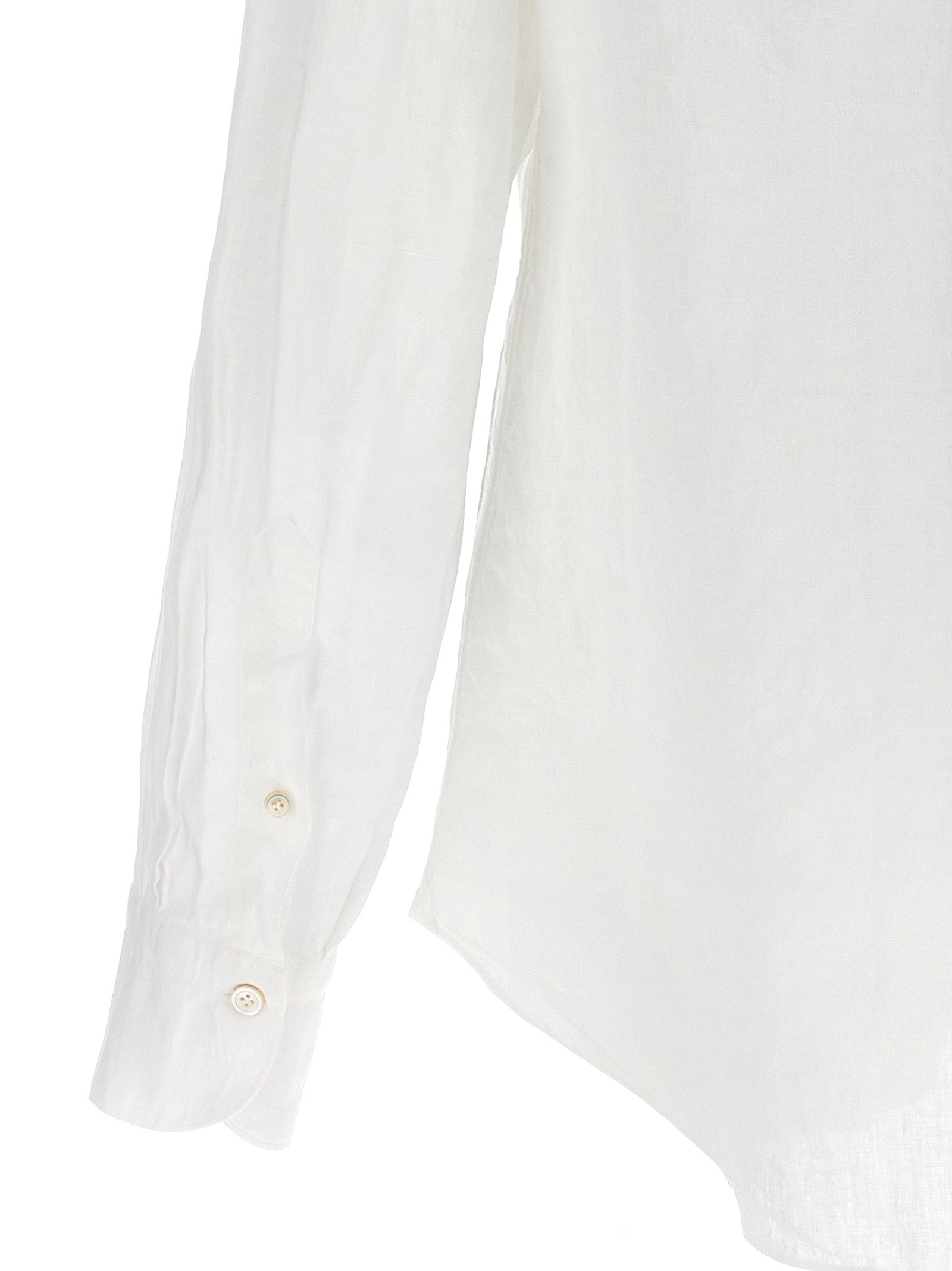 Gaeta shirt White Linen Shirt, Blouse