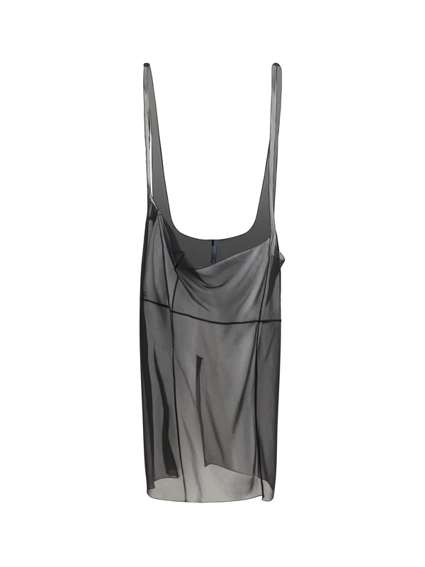 Prada 100% Polyester skirt in black