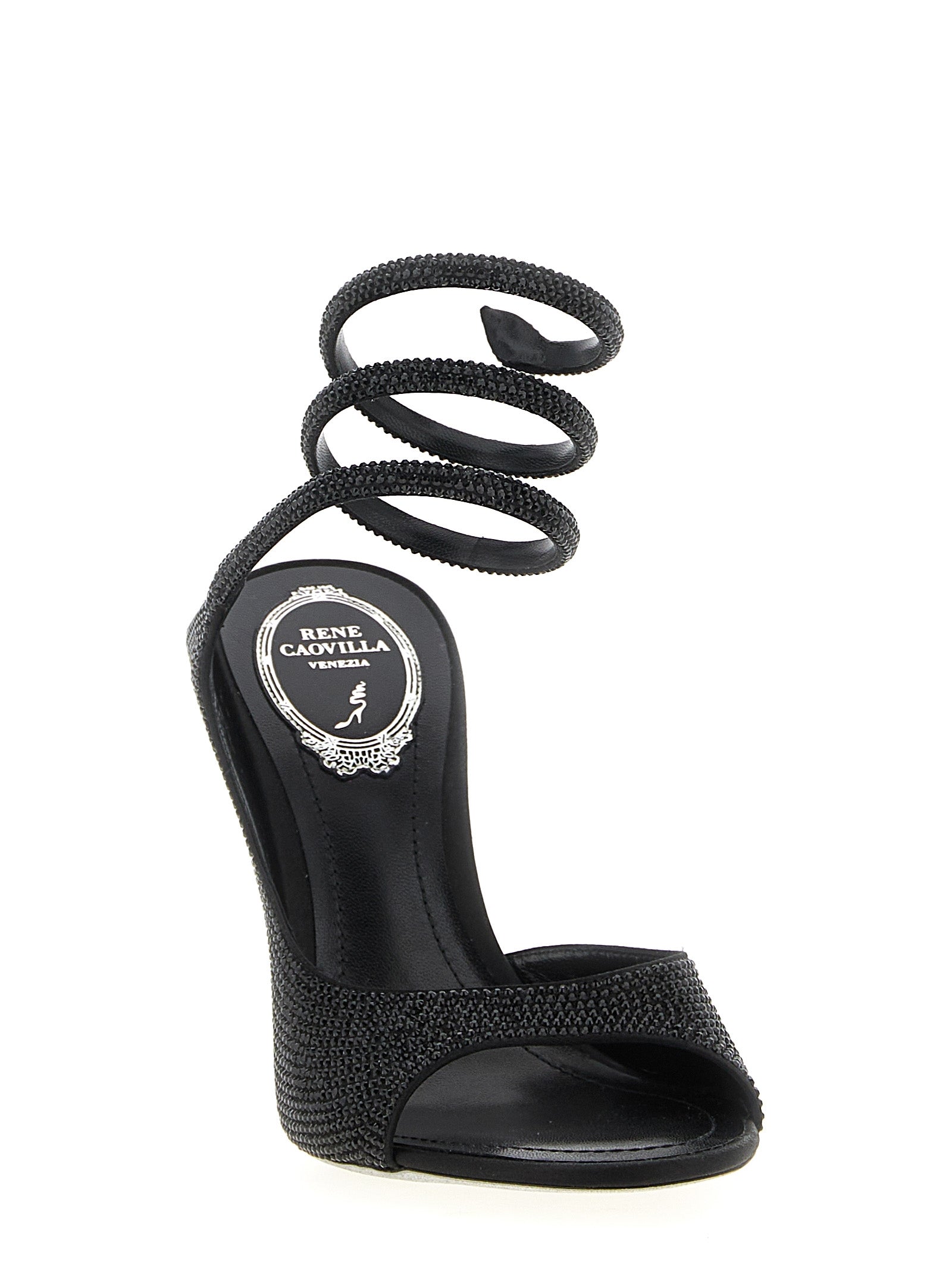 Audrey sandals Black Satin