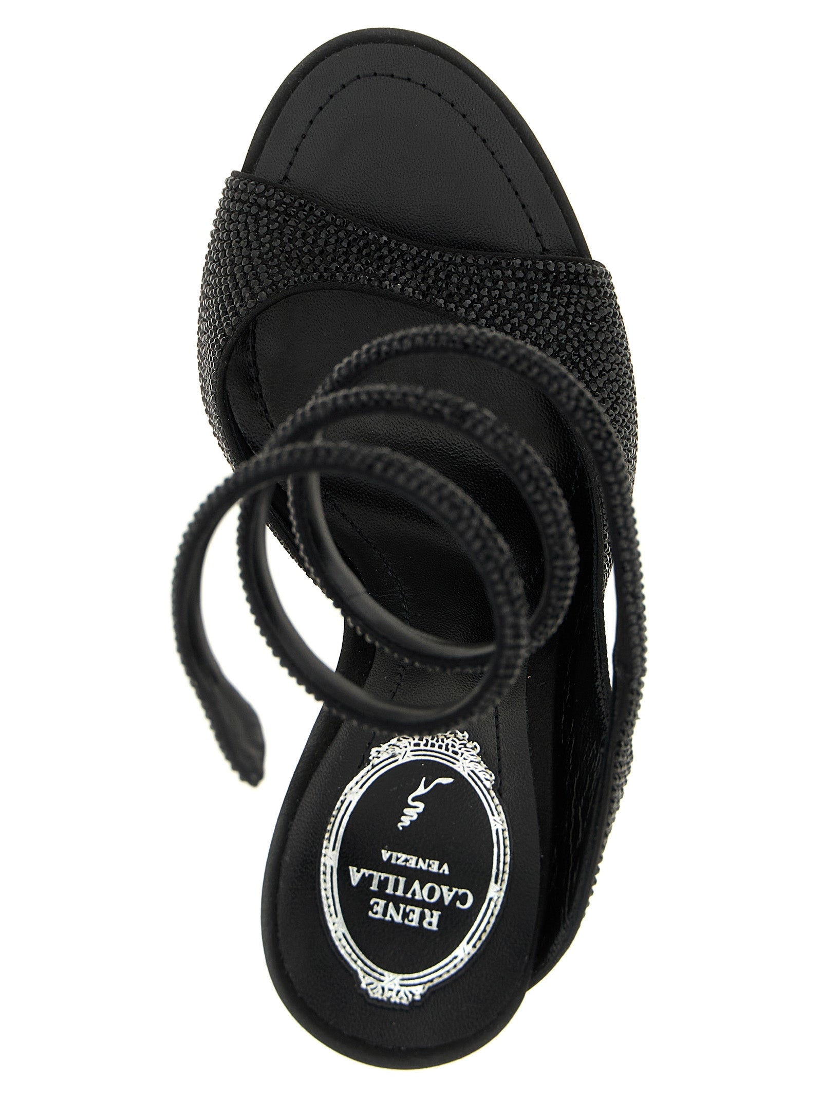 Audrey sandals Black Satin
