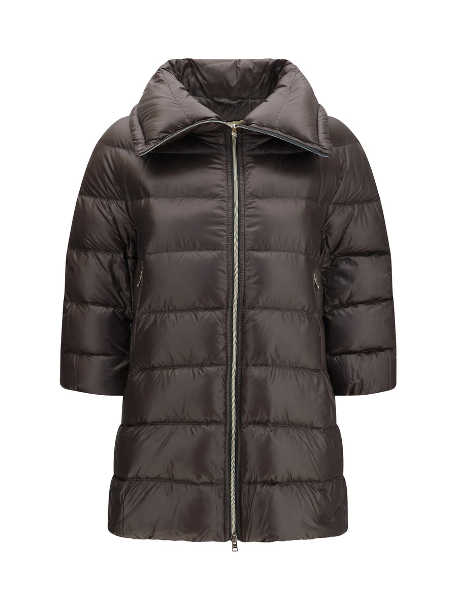 Midi Down Jacket Antracite Polyester