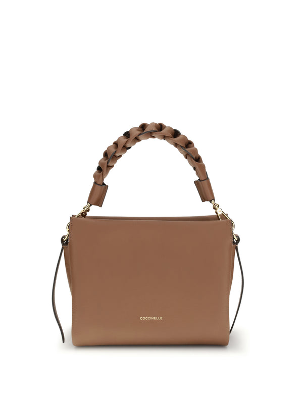 Coccinelle 100% Calf Leather Bos Taurus shoulder bag in brown