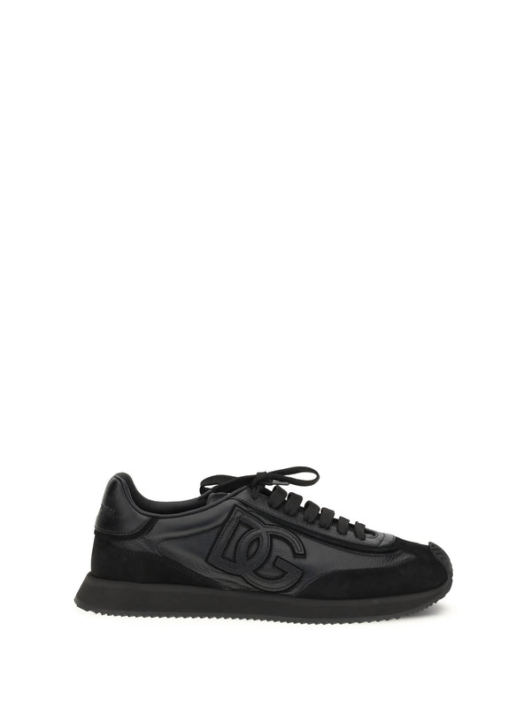 Dolce & Gabbana Upper: 100% calf leather; Sole: 100% rubber sneaker in black
