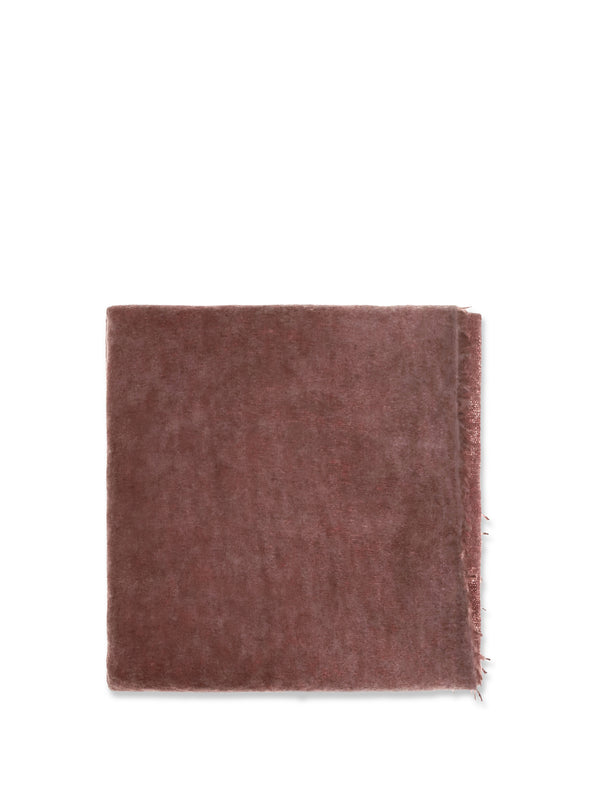 Mirror In The Sky 100% Kashmir/Capra Hircus scarf in brown