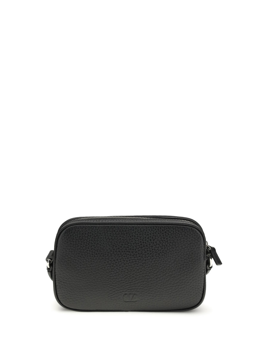 Valentino Garavani 100% Calf Leather (Bos Taurus) shoulder bag in black