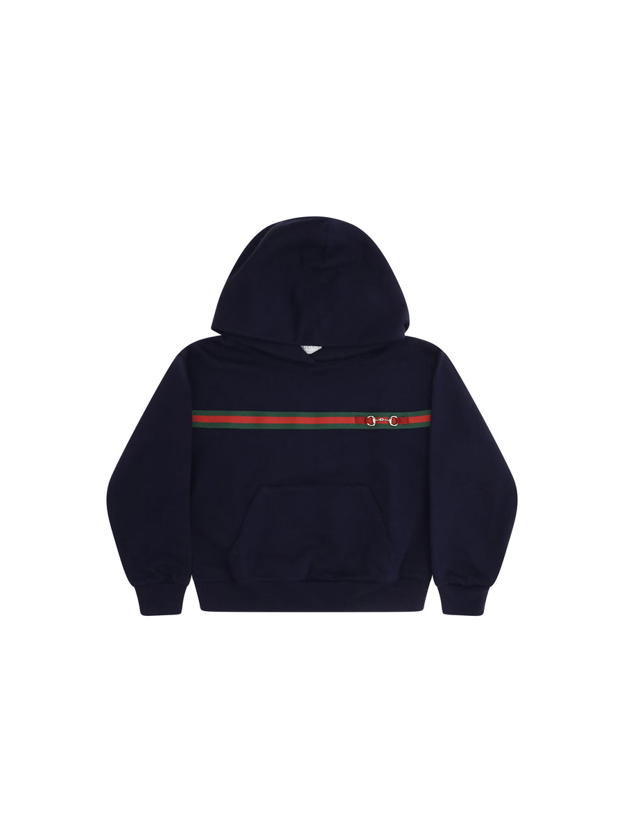 Gucci 100% Cotton hoodie in navy