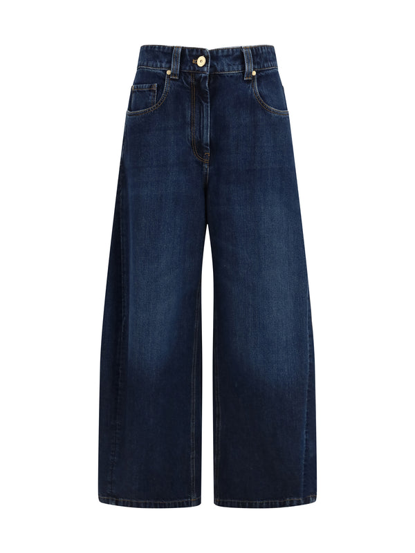 Brunello Cucinelli 100% Cotton jeans in navy