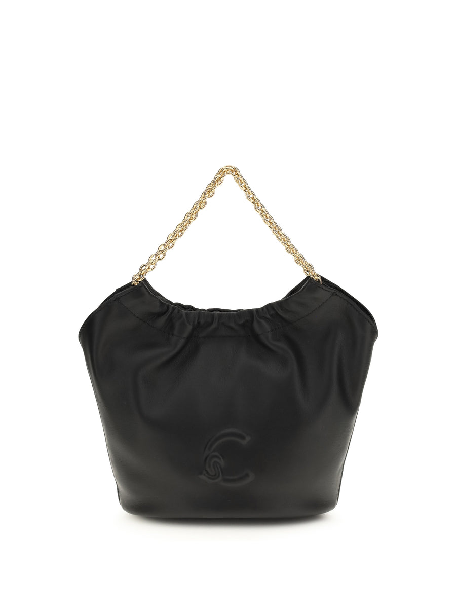 Coccinelle 100% calf leather (Bos Taurus) shoulder bag in black
