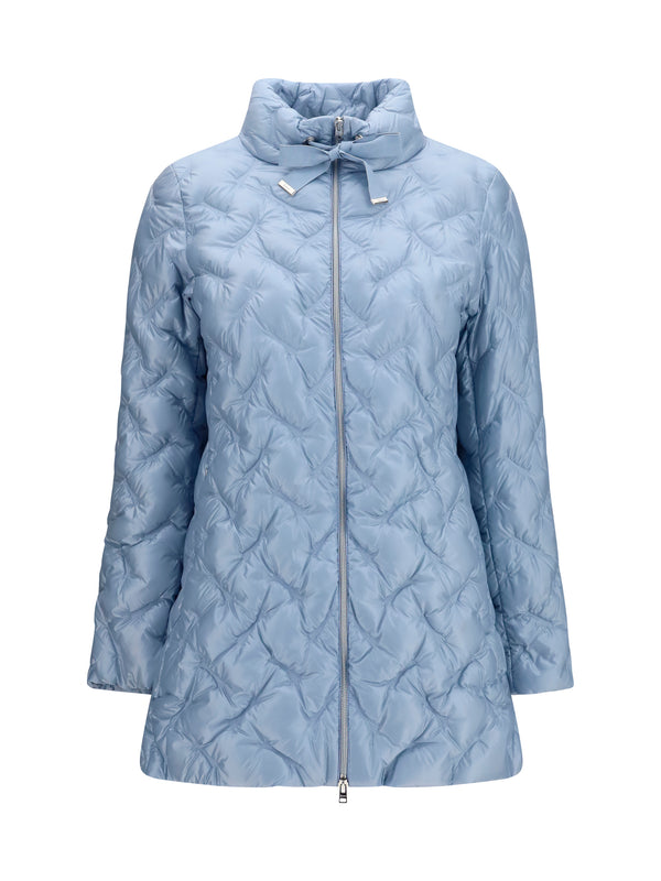 Herno Outer: 100% Polyester; Inner: 100% Goose Down down jacket in blue