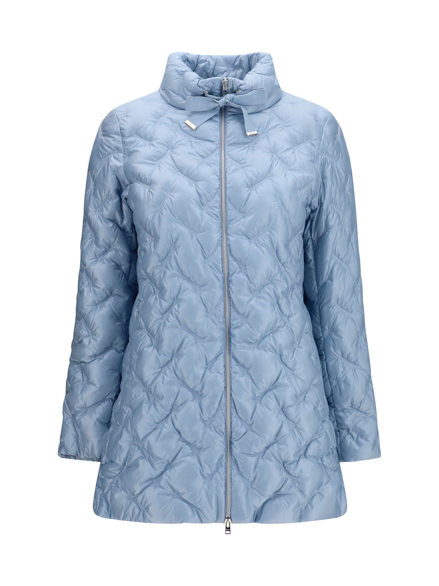 Herno Outer: 100% Polyester; Inner: 100% Goose Down down jacket in blue
