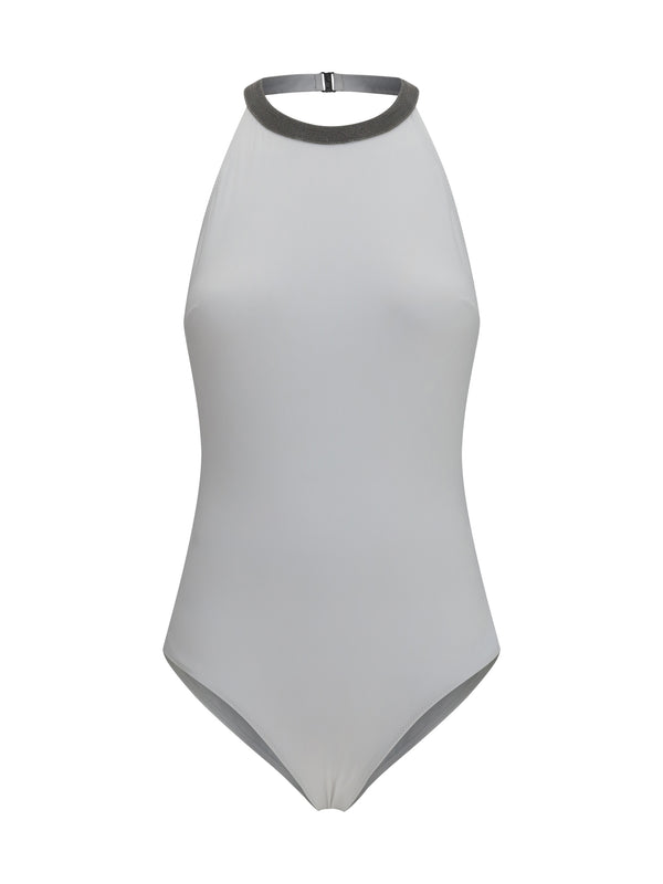 Brunello Cucinelli 68% Polyamide; 32% Elastane swimsuit in white