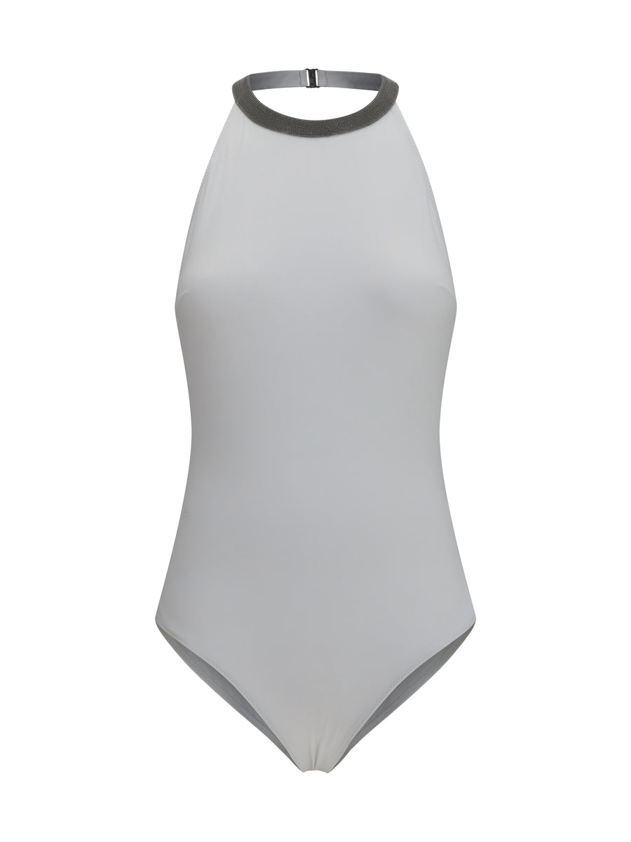 Brunello Cucinelli 68% Polyamide; 32% Elastane swimsuit in white