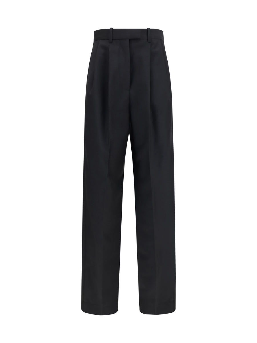 Givenchy 73% Wool Ovis Aries; 27% Mohair trousers in black