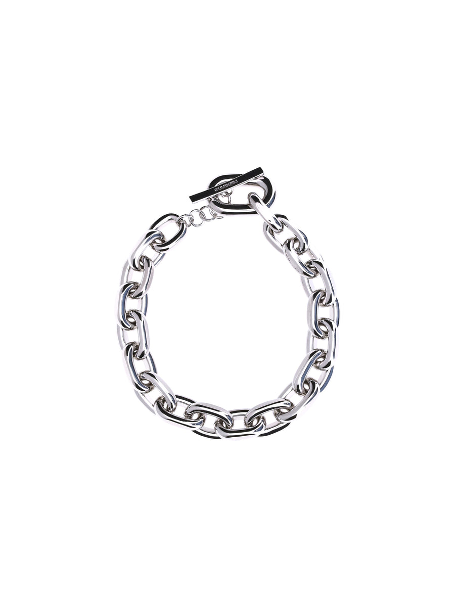 Rabanne 95% Aluminum necklace in silver