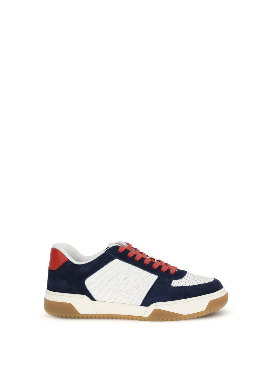 Valentino Garavani Upper: 100% calf leather; Sole: 100% rubber sneaker in navy