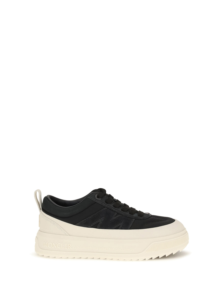 Moncler UPPER: 13% ELASTANE; UPPER: 87% POLYAMIDE; SOLE: 100% RUBBER sneaker in black