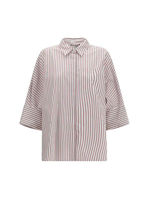 Avenue Striped Shirt Riga Grande Ruby Cotton Jacket