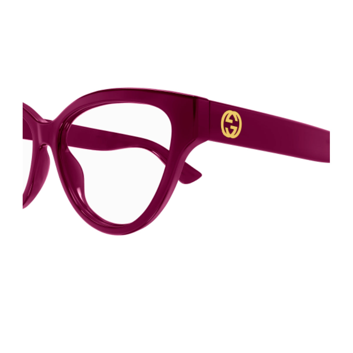 Gucci GG1581O Linea GG LOGO 003 Fuchsia Rosa Acetate Injected Occhiali Da Vista