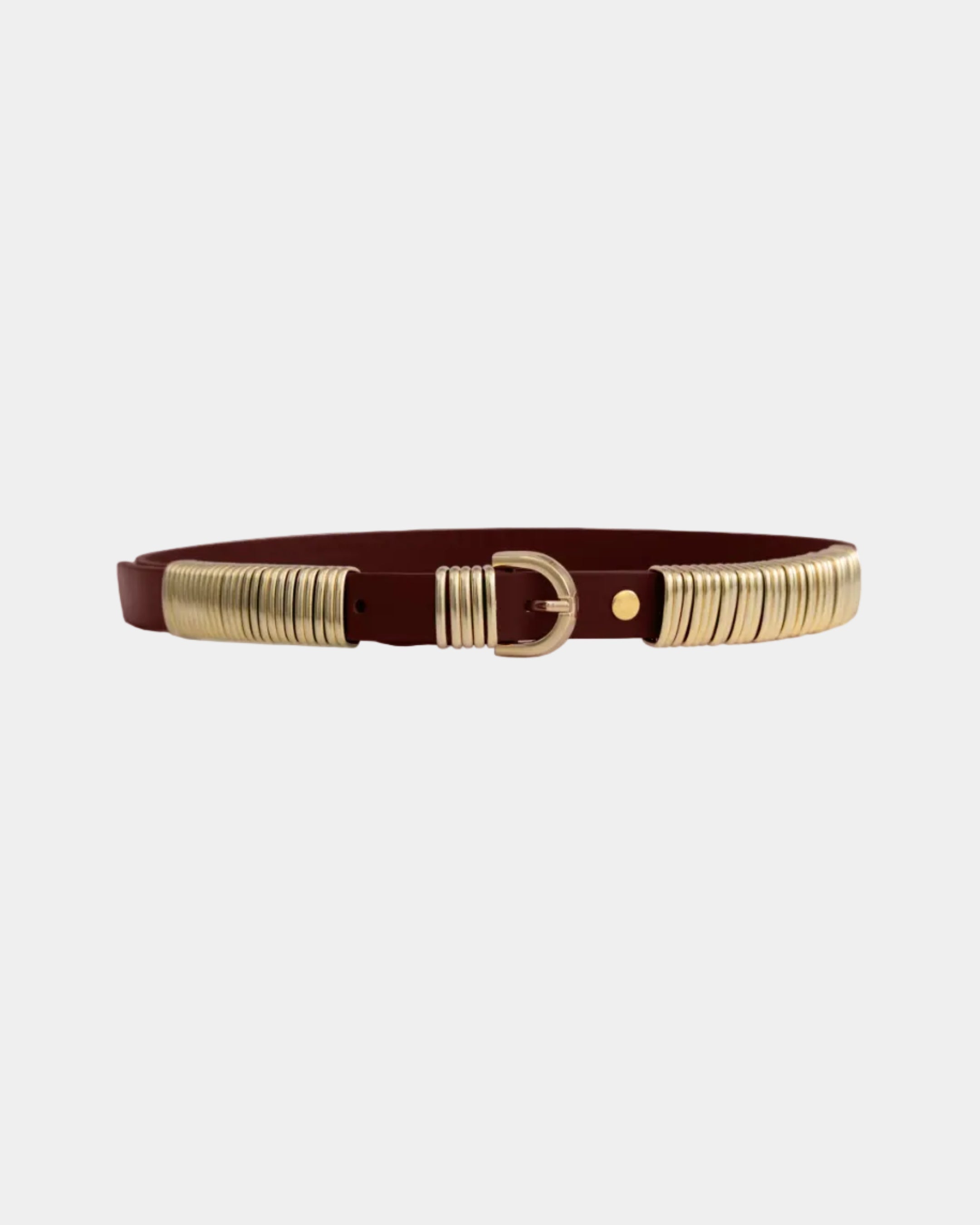 Ring Belt Gold Wine +