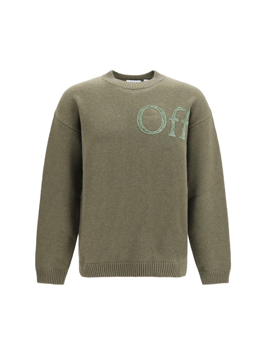 Bookish Shared Logo Knit Crewneck Sea Turtle Wool Ovis Aries; Polyamide