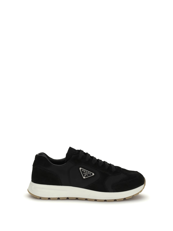 Prada Upper: 100% recycled polyamide; Sole: 100% rubber sneakers in black