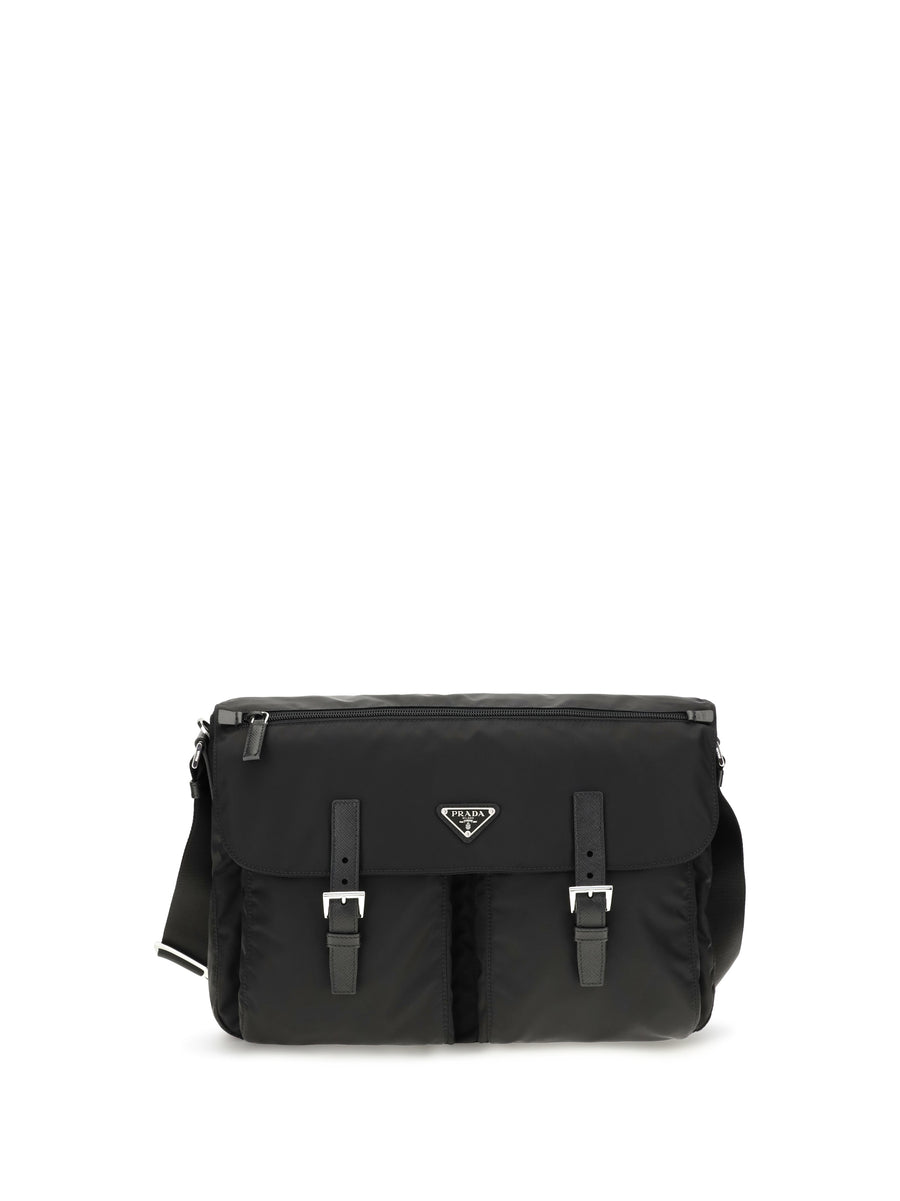 Prada 100% Polyamide shoulder bag in black