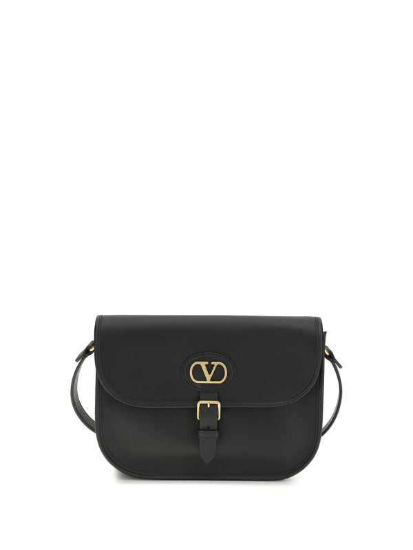Valentino Garavani 100% Calf Leather (Bos Taurus) shoulder bag in black