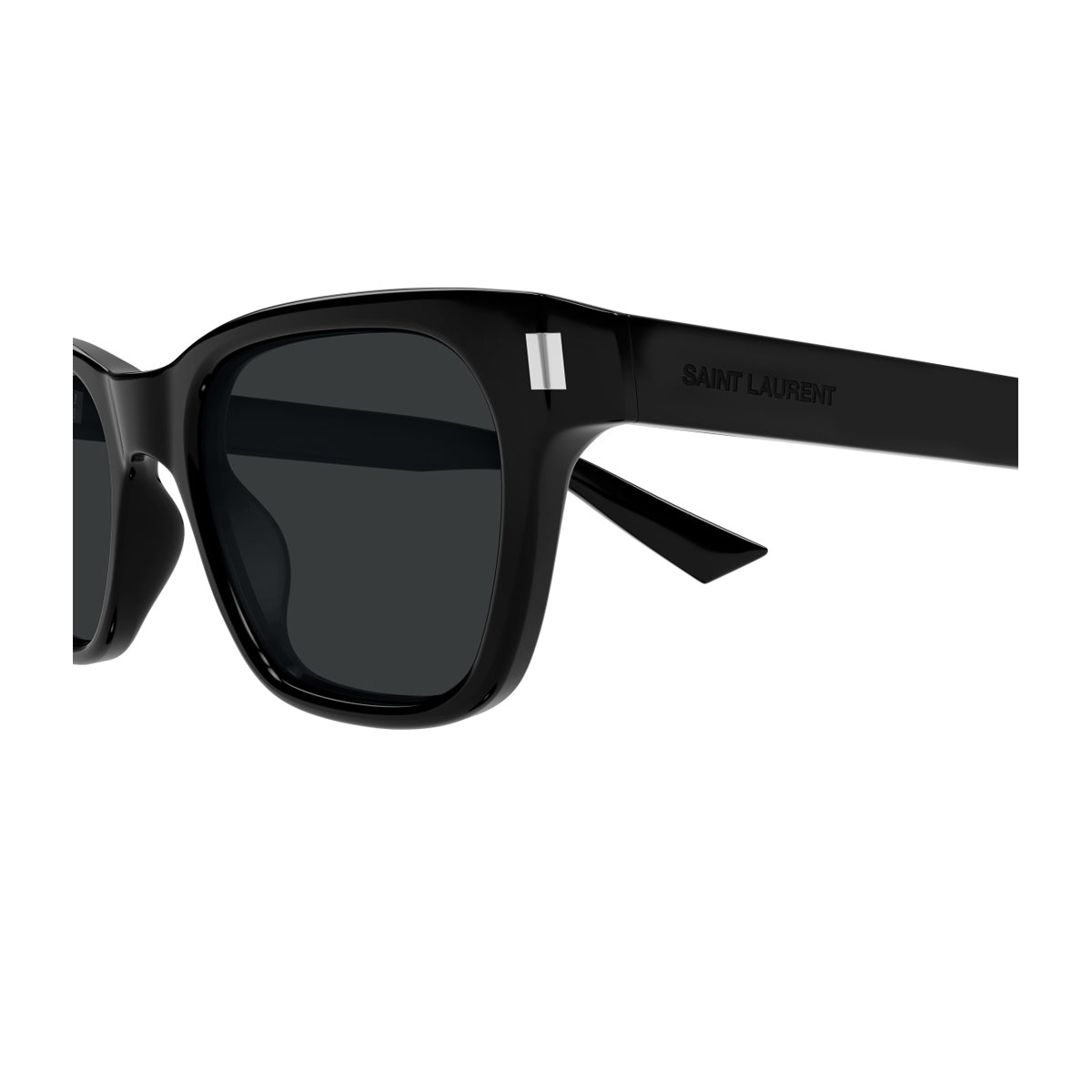 Saint Laurent SL 874 Linea Corner Angle 001 Black Nero Recycled Acetate Occhiali Da Sole