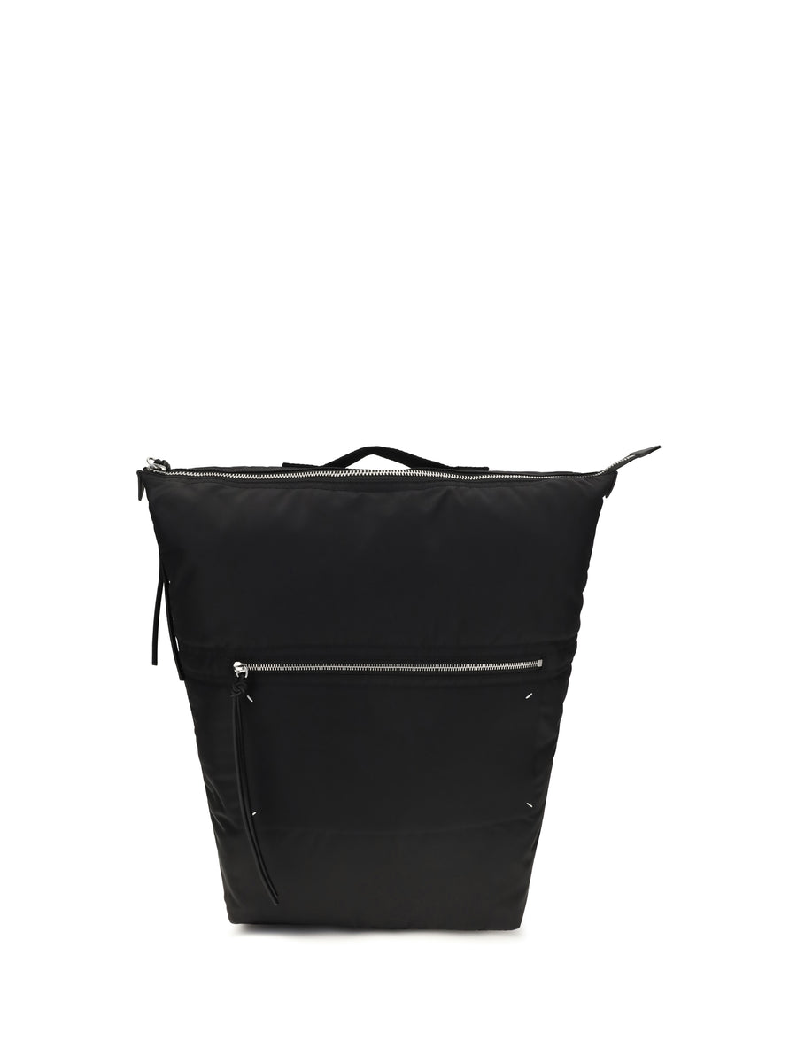 Maison Margiela 100% Polyamide backpack in black