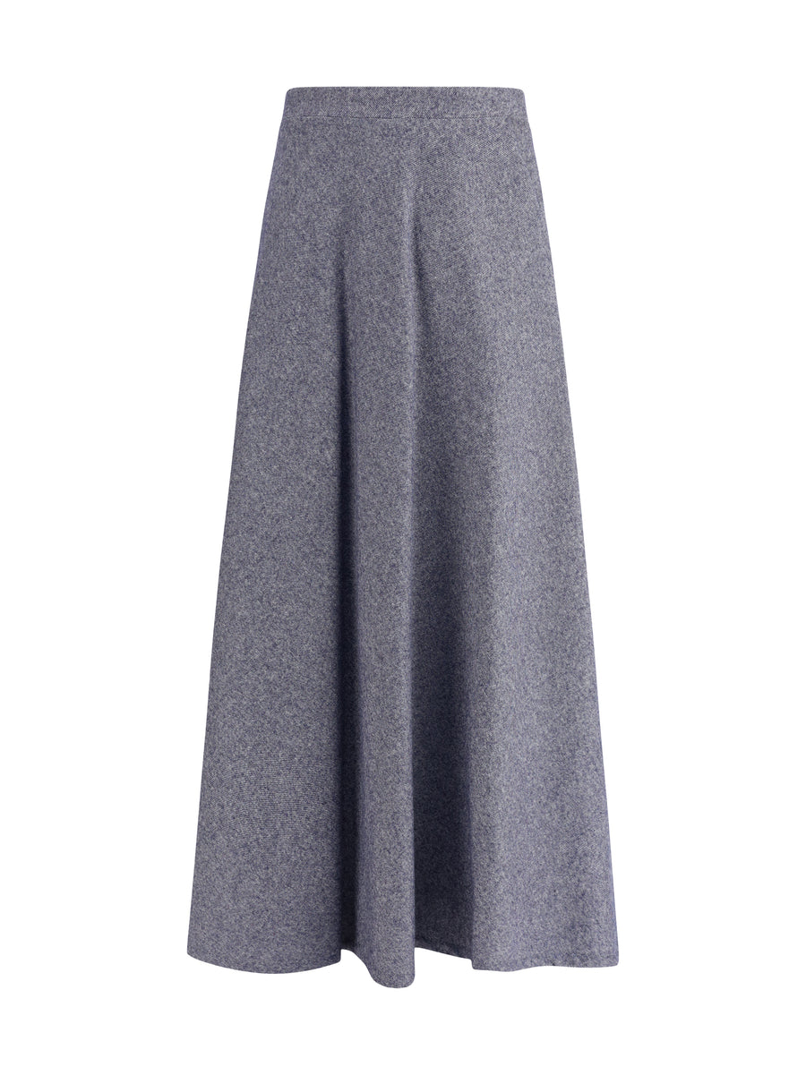 Sara Roka 42% Cotton skirt in gray