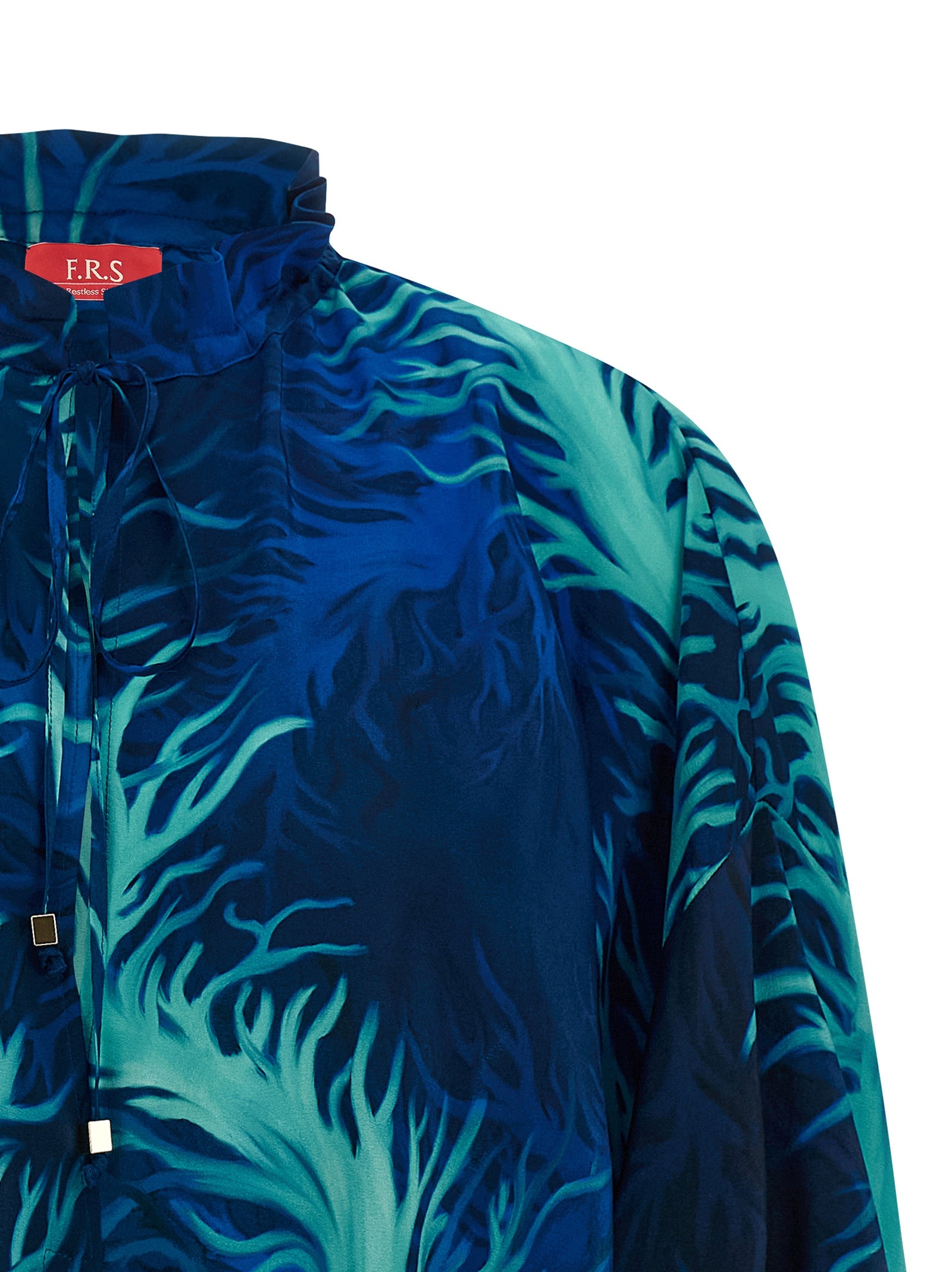Archilo shirt Blue Silk Shirt, Blouse