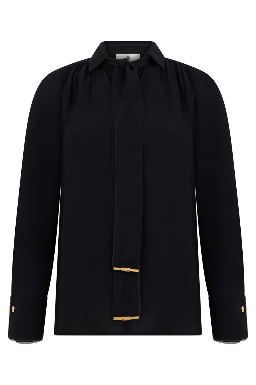 Blouse Viscose, Black Blouses