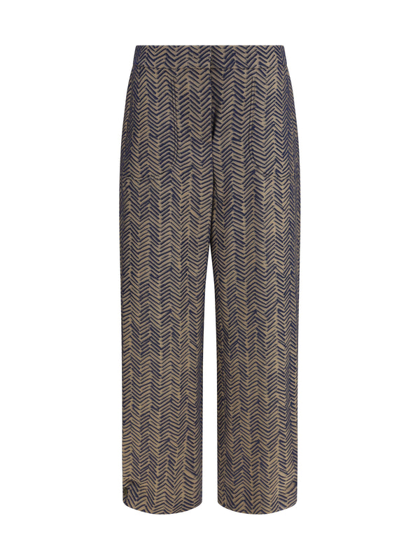 Giorgio Armani 100% Viscose trousers in blue