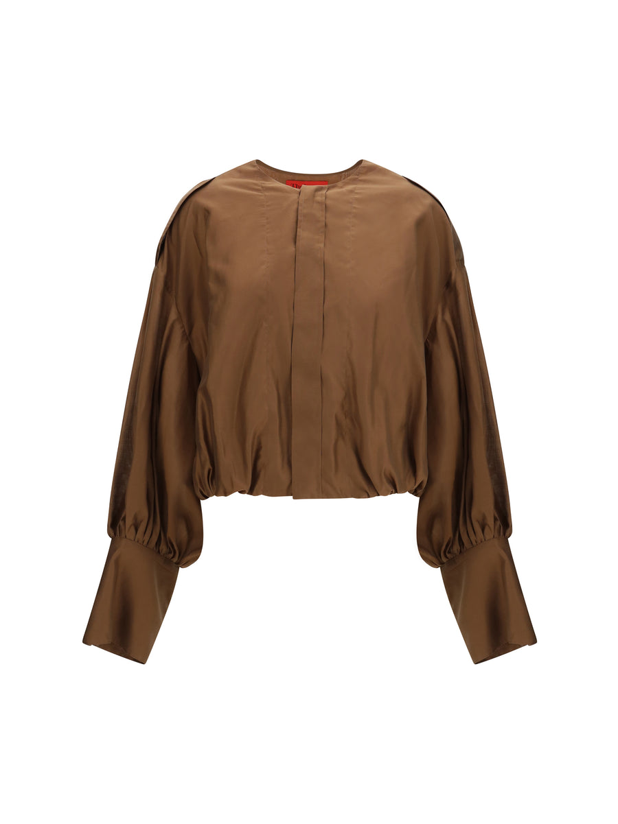 The Latest 85% Lycra shirt in brown