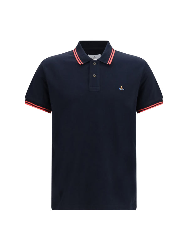 Classic Polo Shirt Navy Cotton
