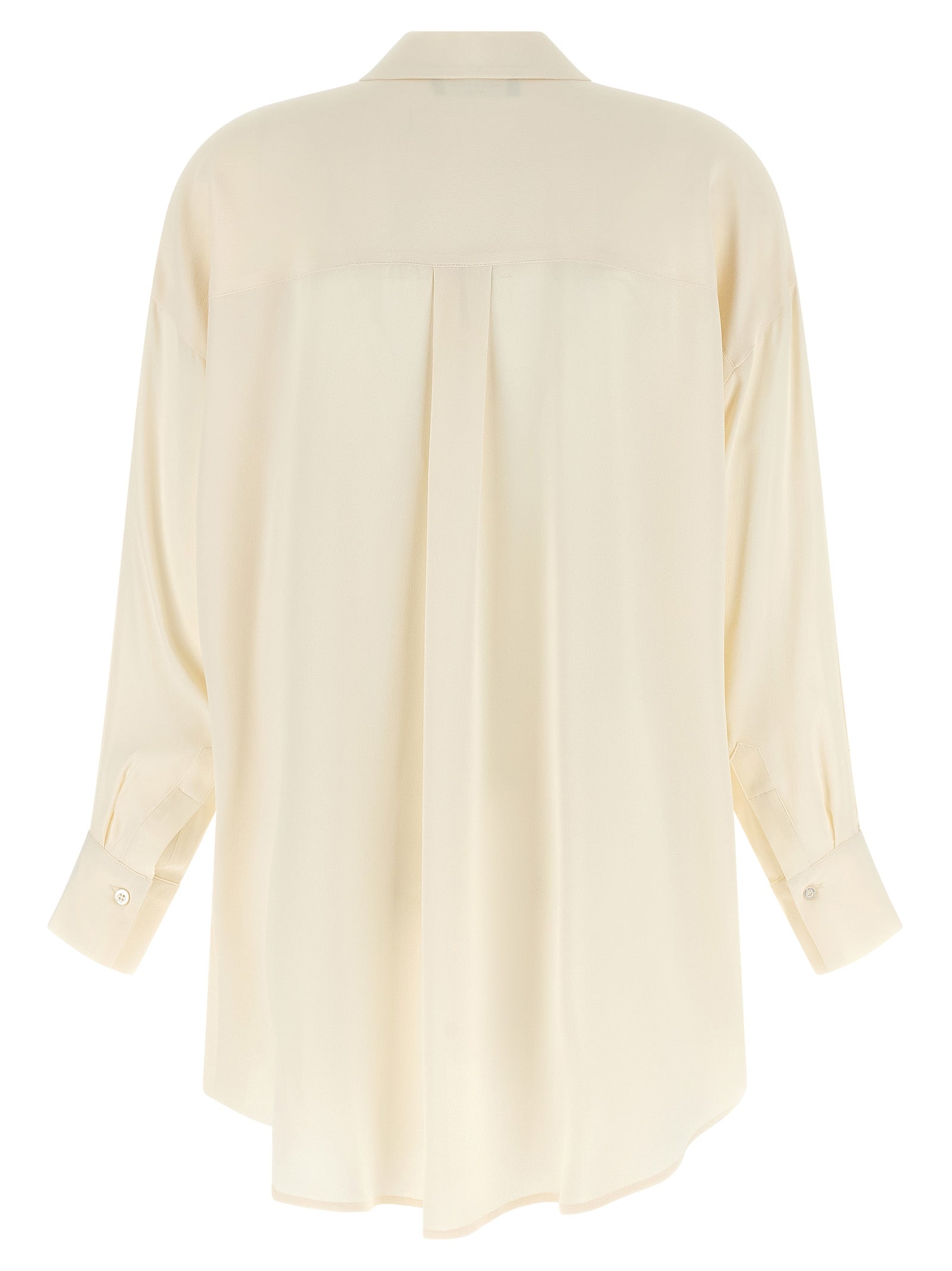 Diamond thread shirt Beige Acetate Shirt, Blouse