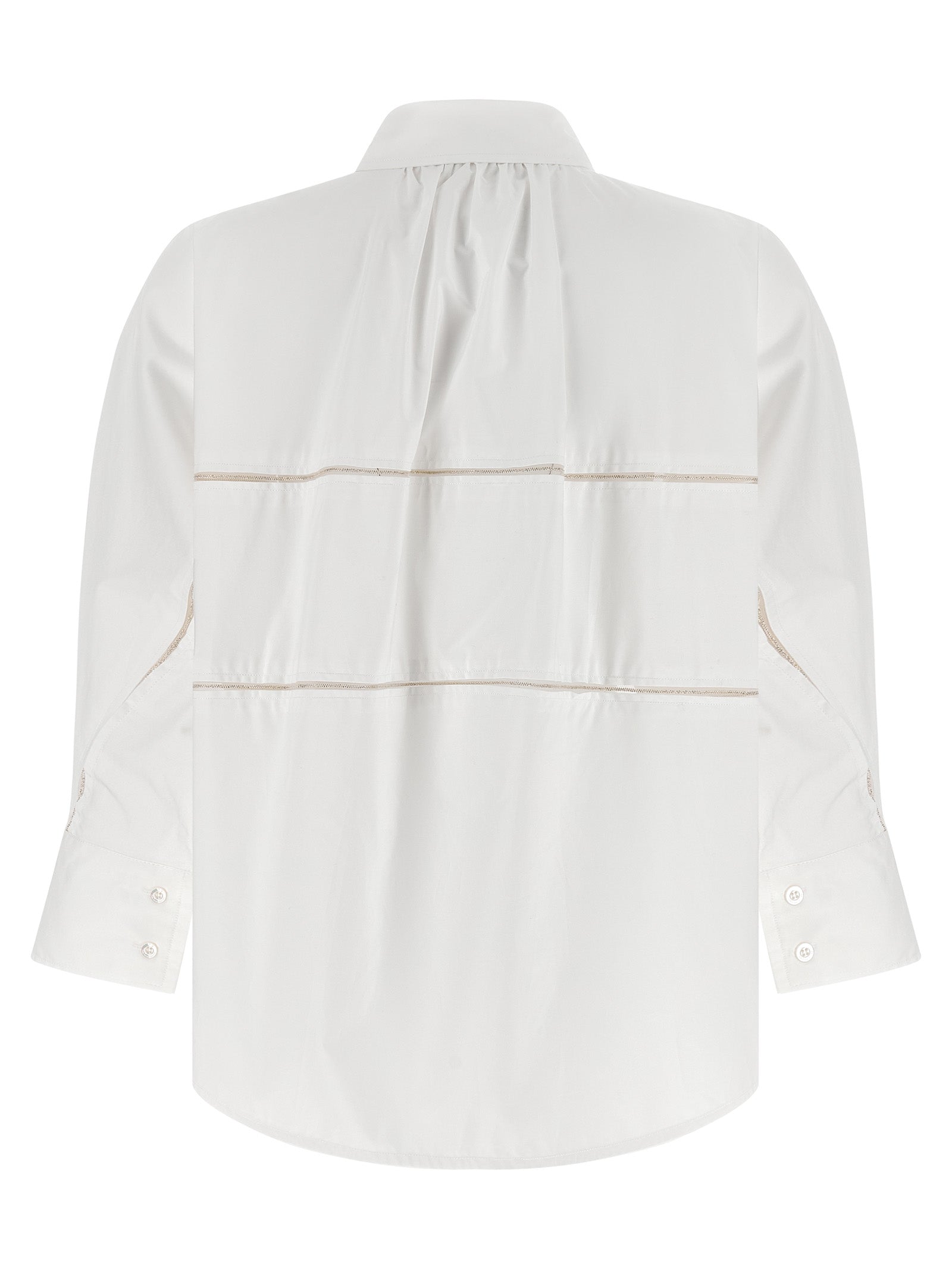 Diamond thread shirt White Cotton Shirt, Blouse