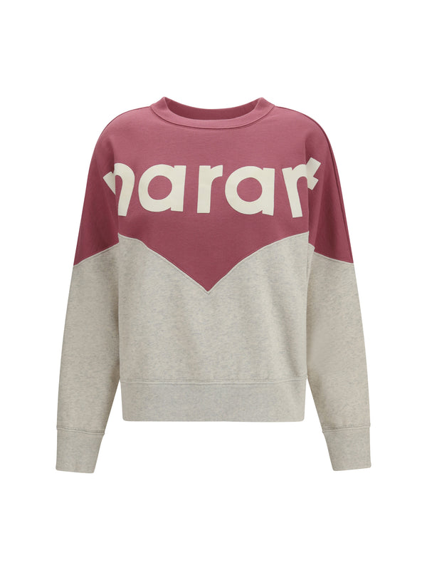 Marant Etoile 88% Cotton sweatshirt in mauve
