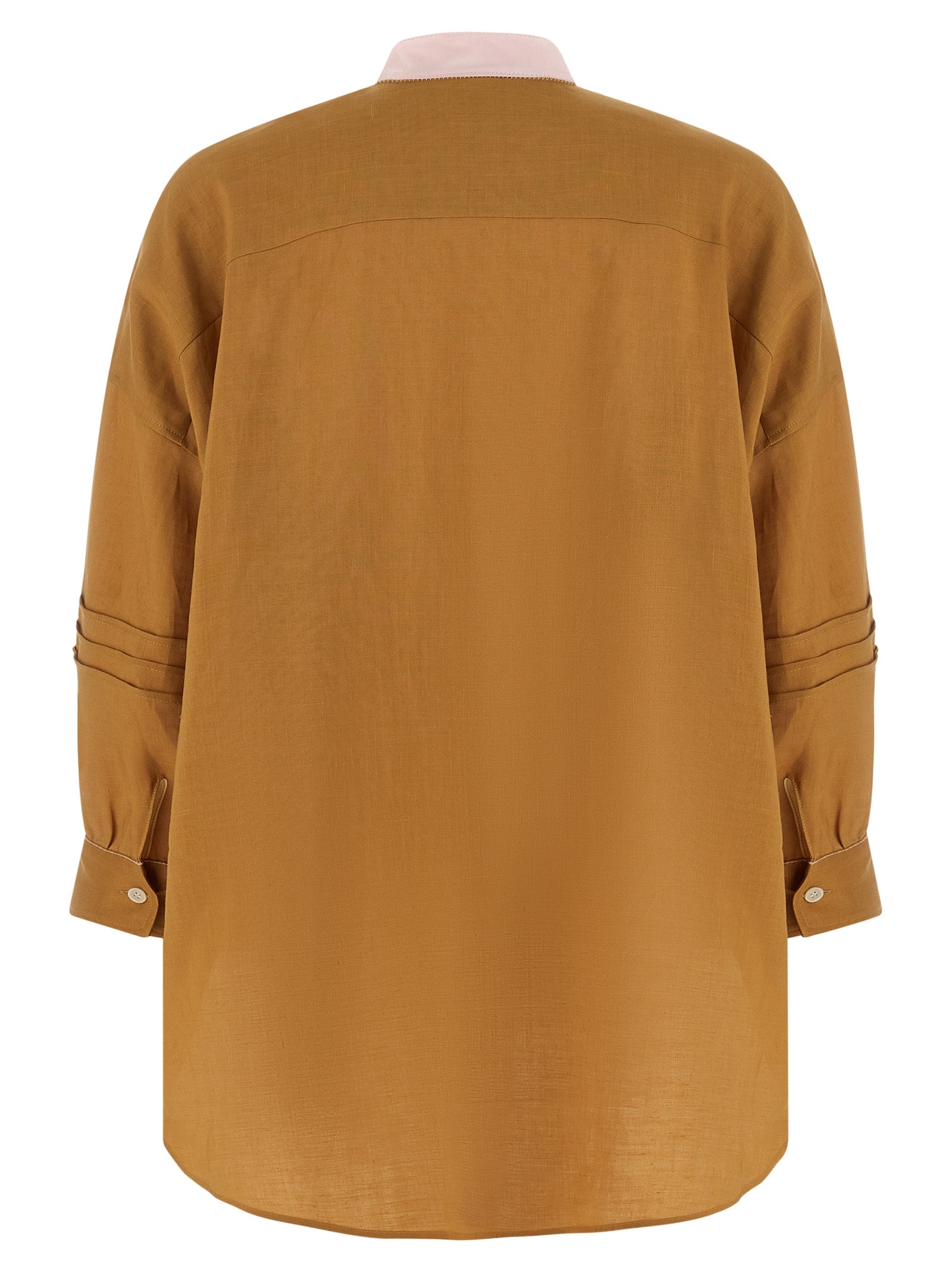Ramie shirt Yellow Shirt, Blouse