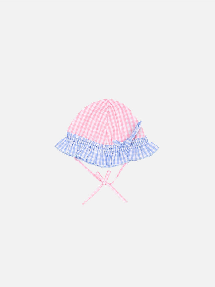 Girl Enfant Cotton Bonnet Pink Hat