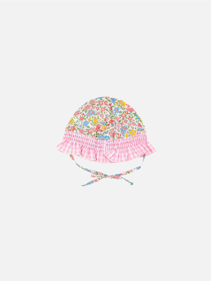 Girl Enfant Cotton Bonnet Pink Hat